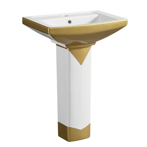 slp8727b golden pedestal basin